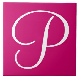 De Cerâmica Azulejo cerâmico Hex cc0066 Color Number Monograma