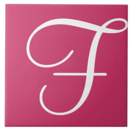 De Cerâmica Azulejo cerâmico Hex cc3366 Color Number Monograma