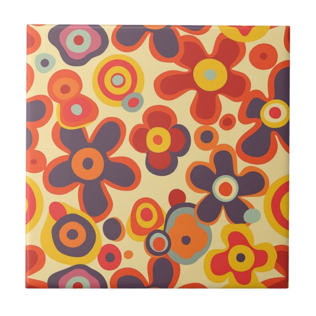 De Cerâmica Azulejo Cerâmico Hippie (Frente)