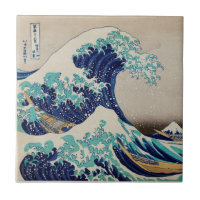 AZULEJO CERÂMICO: HOKUSAI: A ONDA