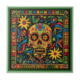 De Cerâmica Azulejo Cerâmico Huichol Loteria: Azulejo La Calav