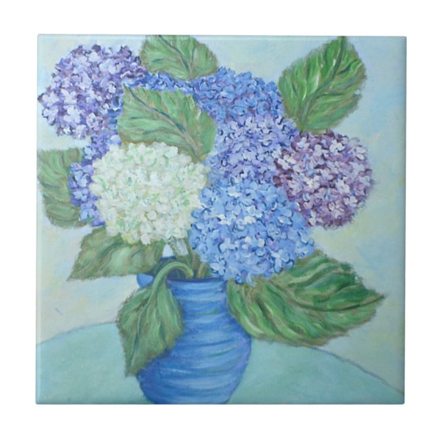 De Cerâmica Azulejo cerâmico Hydrangea (Frente)