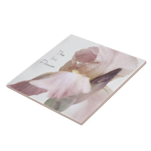 De Cerâmica Azulejo cerâmico Iris Flower Pink/Purple