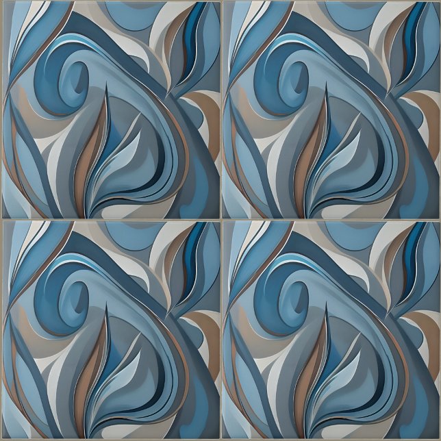 De Cerâmica Azulejo Cerâmico Jazzy (Jazzy Ceramic Tile-Four Squared View
)