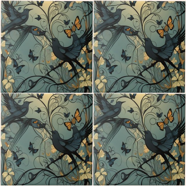 De Cerâmica Azulejo Cerâmico Keystone Paz (Keystone Peace Ceramic Tile
(Four by Four)
)