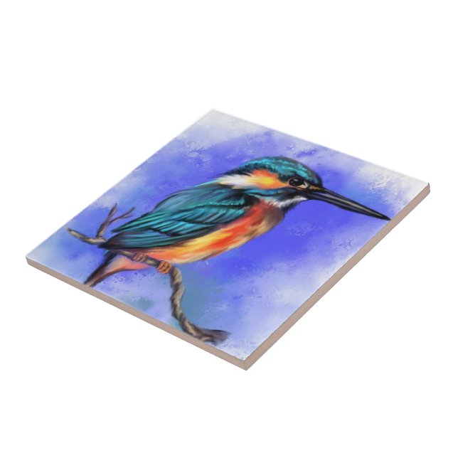 De Cerâmica Azulejo Cerâmico Kingfisher (Lateral)