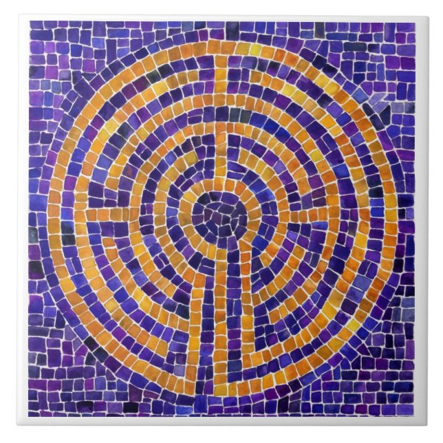De Cerâmica AZULEJO CERÂMICO LABIRINTO 6x6 - Branco (Frente)