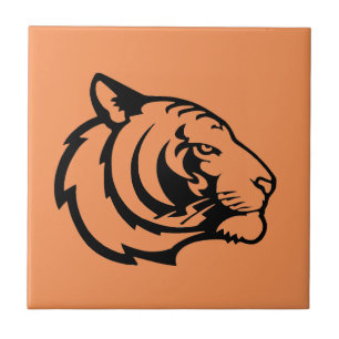 De Cerâmica Azulejo cerâmico laranja tigre