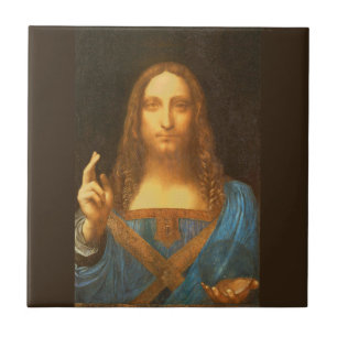 De Cerâmica Azulejo Cerâmico Leonardo da Vinci Salvator Mundi