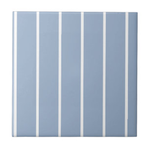 De Cerâmica Azulejo Cerâmico Listra Azul e Branco