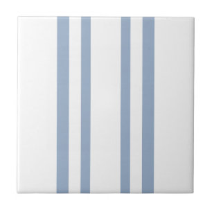 De Cerâmica Azulejo Cerâmico Listra Azul e Branco