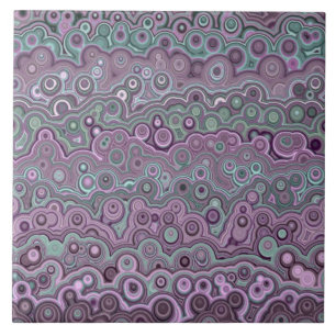 De Cerâmica Azulejo Cerâmico M1 verde roxo padrão lindo