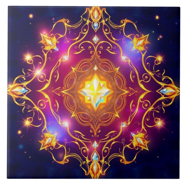 De Cerâmica Azulejo Cerâmico Mágico (Frente)
