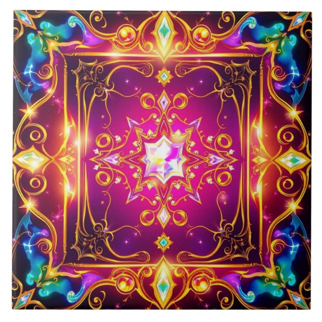 De Cerâmica Azulejo Cerâmico Mágico (Frente)
