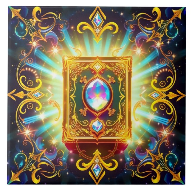 De Cerâmica Azulejo Cerâmico Mágico (Frente)