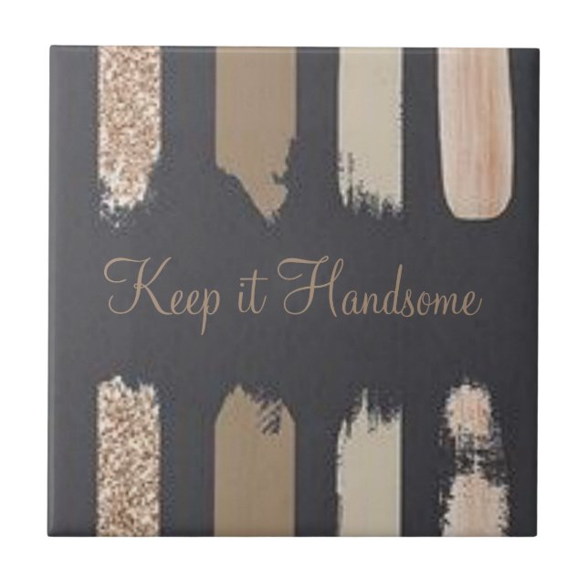 De Cerâmica Azulejo cerâmico Mantenha-o bonito (Frente)