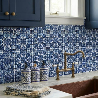 De Cerâmica Azulejo Cerâmico Marroquino do Mediterrâneo Azul