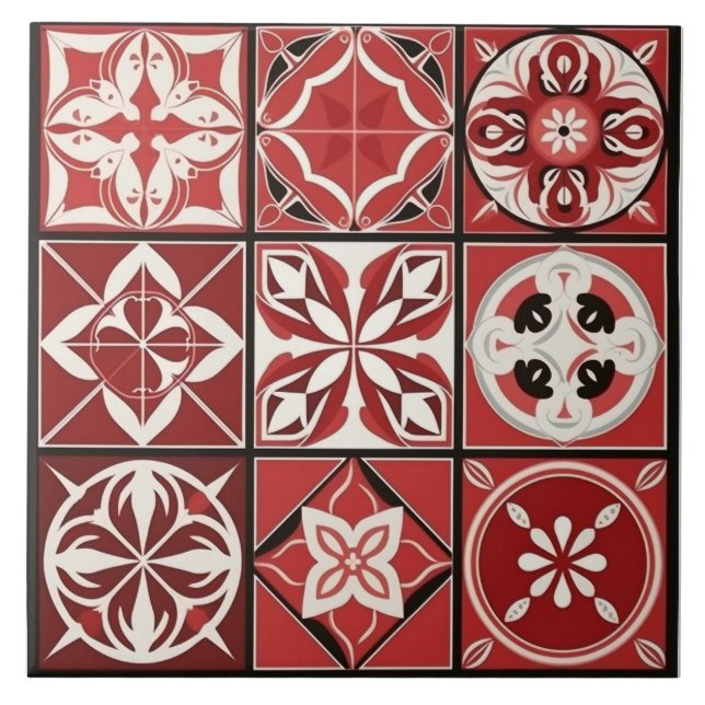 De Cerâmica Azulejo cerâmico mediterrânico sem costura: 9 mini (Frente)