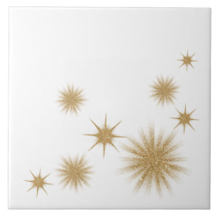 De Cerâmica Azulejo Cerâmico Moderno Gold Starburst