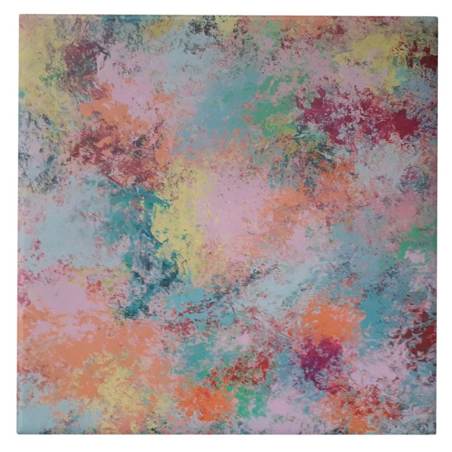 De Cerâmica Azulejo cerâmico multicolor (Frente)