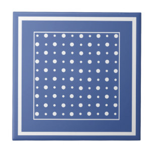 De Cerâmica Azulejo cerâmico na moda, Bolinhas azuis escuras