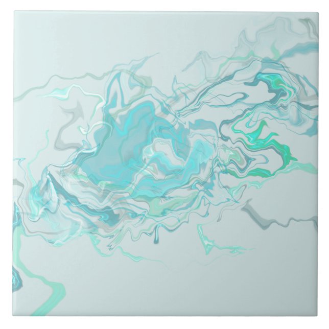 De Cerâmica Azulejo cerâmico Ocean Swirl II (Frente)