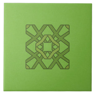 De Cerâmica Azulejo cerâmico - Padrão Verde em Bloco Verde