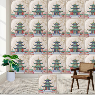 De Cerâmica Azulejo cerâmico Pavilion Chinês