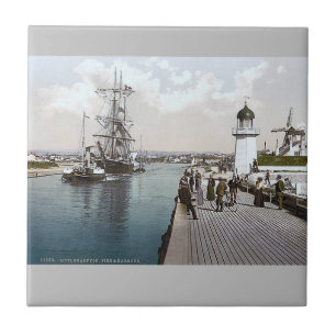 De Cerâmica Azulejo cerâmico pequeno (4,25" x 4,25") Little Ha