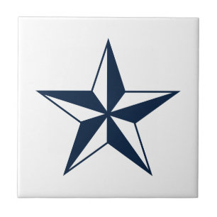 De Cerâmica Azulejo cerâmico personalizado pequeno estrela náu