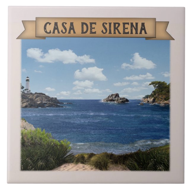 De Cerâmica Azulejo cerâmico (personalizável) (Frente)