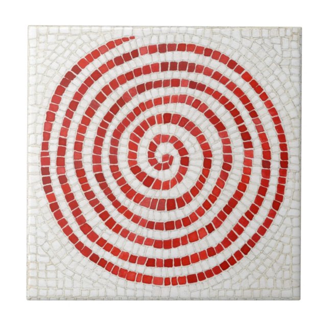 De Cerâmica Azulejo cerâmico PINWHEEL MOSAIC 4,25" (Frente)
