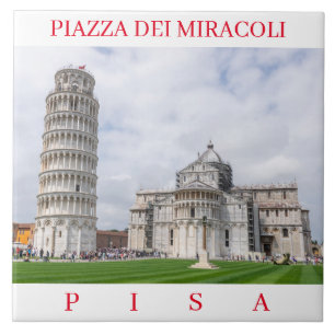 De Cerâmica azulejo cerâmico Pisa Piazza dei Miracoli