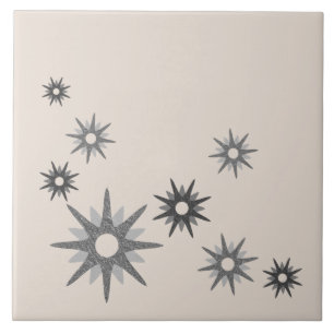 De Cerâmica Azulejo Cerâmico Prateado Estrela Explosão Moderno