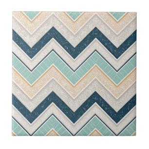 De Cerâmica Azulejo Cerâmico Quadrado 10,8 cm com Padrão Chevr