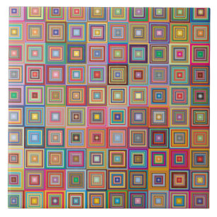 De Cerâmica azulejo cerâmico quadrado abstrato