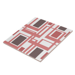 De Cerâmica Azulejo Cerâmico Quadrados Geométricos Rosa Boho B