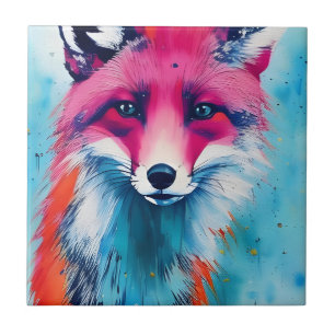 De Cerâmica Azulejo cerâmico Red Fox