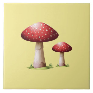 De Cerâmica Azulejo cerâmico Red Mushroom