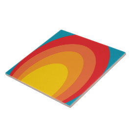 De Cerâmica azulejo cerâmico retro padrão dos anos 60