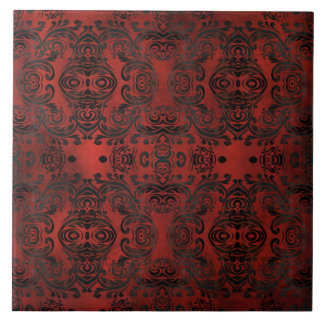 De Cerâmica azulejo cerâmico romântico elegante preto mandala