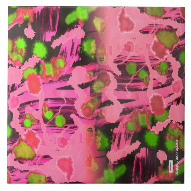 De Cerâmica Azulejo Cerâmico Rosa (Frente)