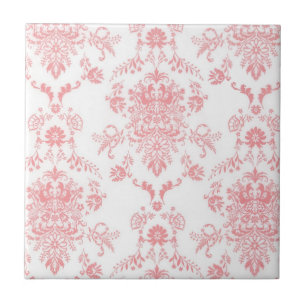 De Cerâmica Azulejo cerâmico Rosa Damask