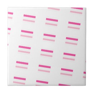 De Cerâmica Azulejo Cerâmico Rosa Marrom Branco Listrado