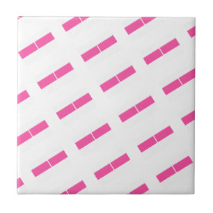 De Cerâmica Azulejo Cerâmico Rosa Marrom Branco Listrado