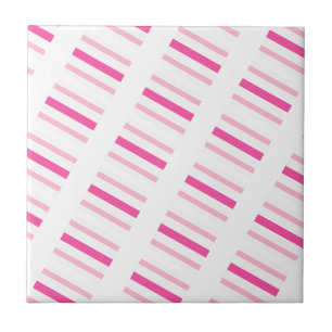 De Cerâmica Azulejo Cerâmico Rosa Marrom Branco Listrado