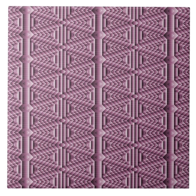 De Cerâmica Azulejo cerâmico roxo (Frente)