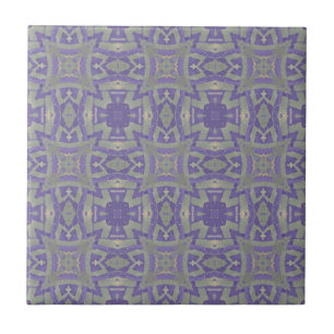 De Cerâmica azulejo cerâmico roxo azeitona padrão geométrico m