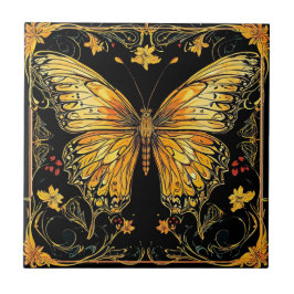 De Cerâmica Azulejo cerâmico Showart Deco Nouveau Butterfly