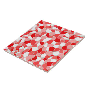 De Cerâmica Azulejo cerâmico - Sombras do Mosaico Vermelho